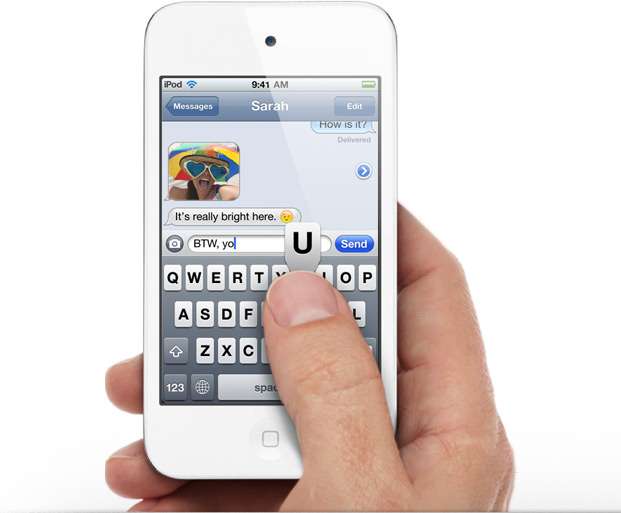 imessages ipod touch 2011