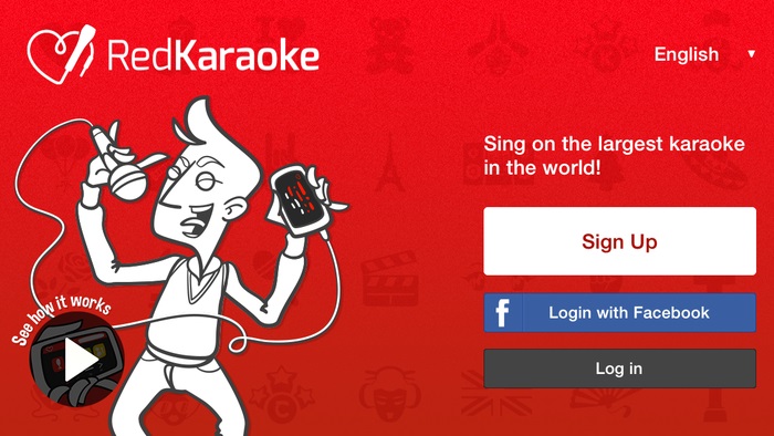 cantar con red karaoke